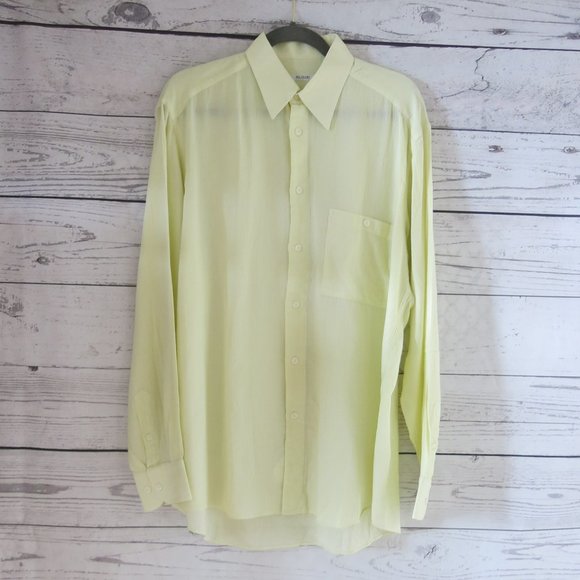 Pal Zileri Button Down Long Sleeve Shirt Large - Picture 1 of 7